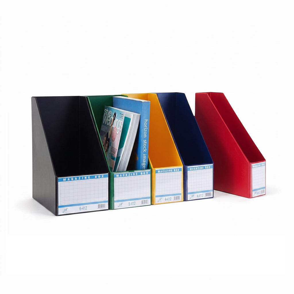East File PVC Magazine Box 3" / 4" / 5" / 6" 412