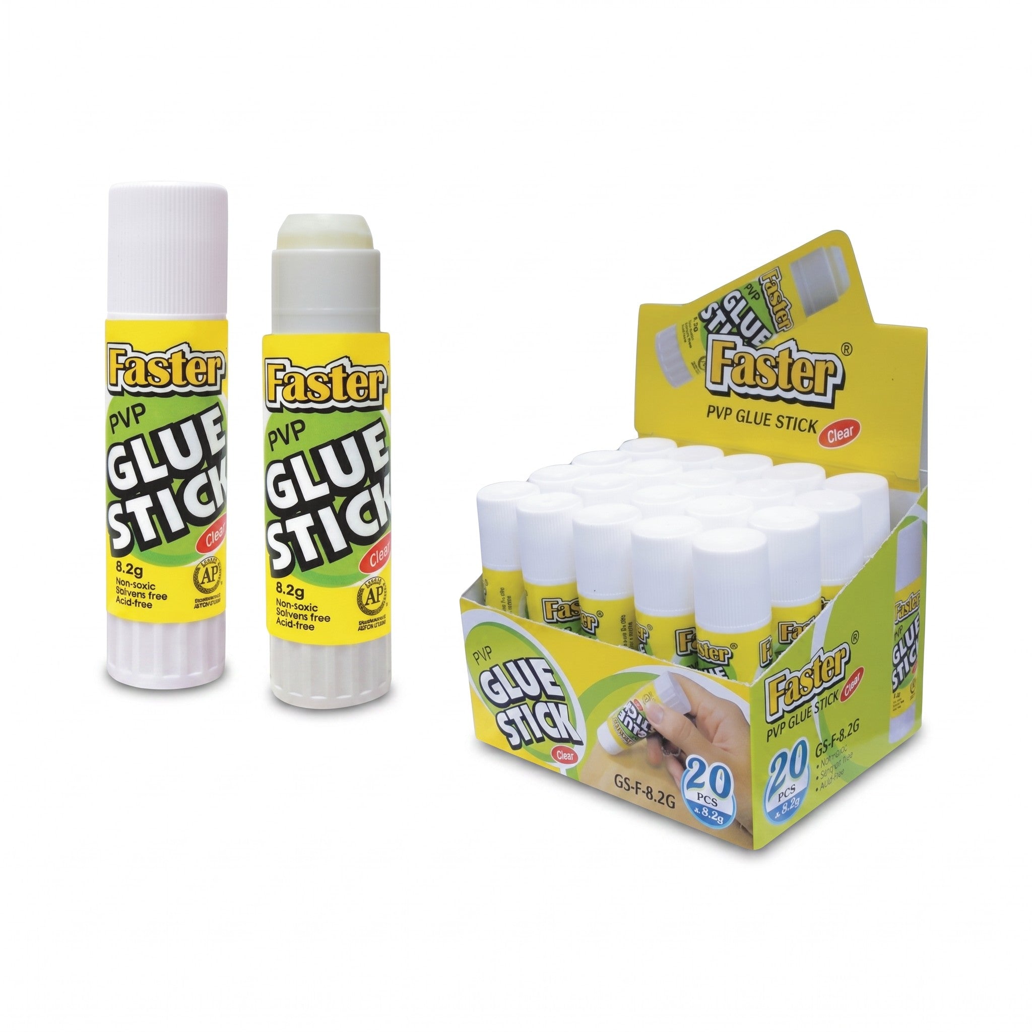 Faster PVP Glue Stick 8.2g/ 21g/ 40g